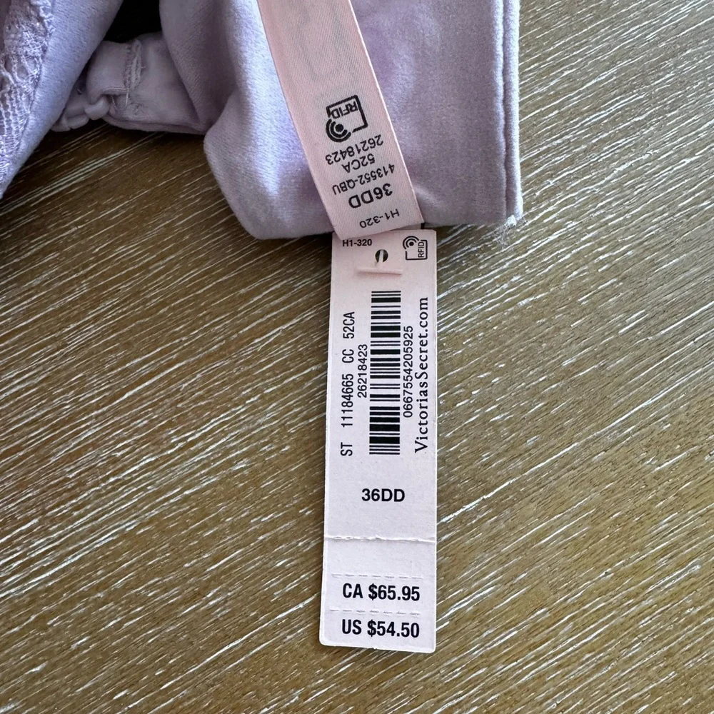 Elegant Lilac Lace Bra - Picture 7 of 7